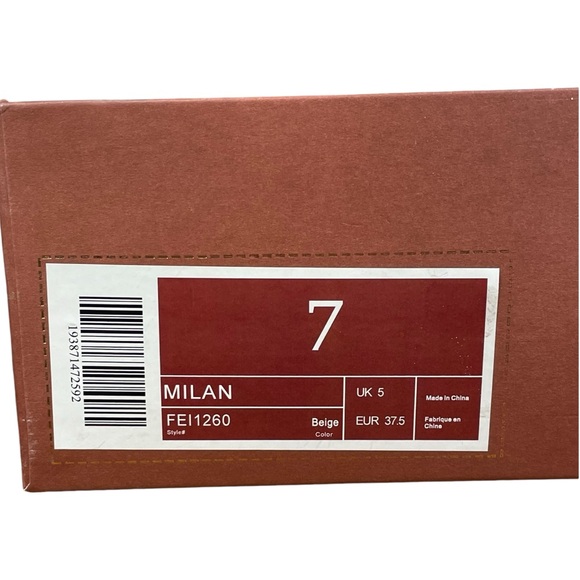 Torgeis women’s Milan mid calf boots. Beige. Faux leather. Size 7. - Picture 10 of 12